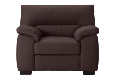 Collection Piacenza Leather Chair - Chocolate.